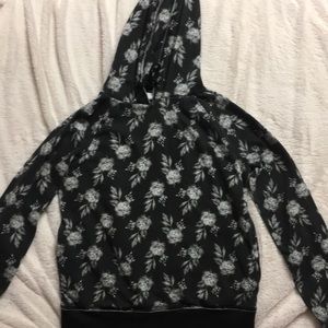 🥀GRAY ROSE HOODIE🥀